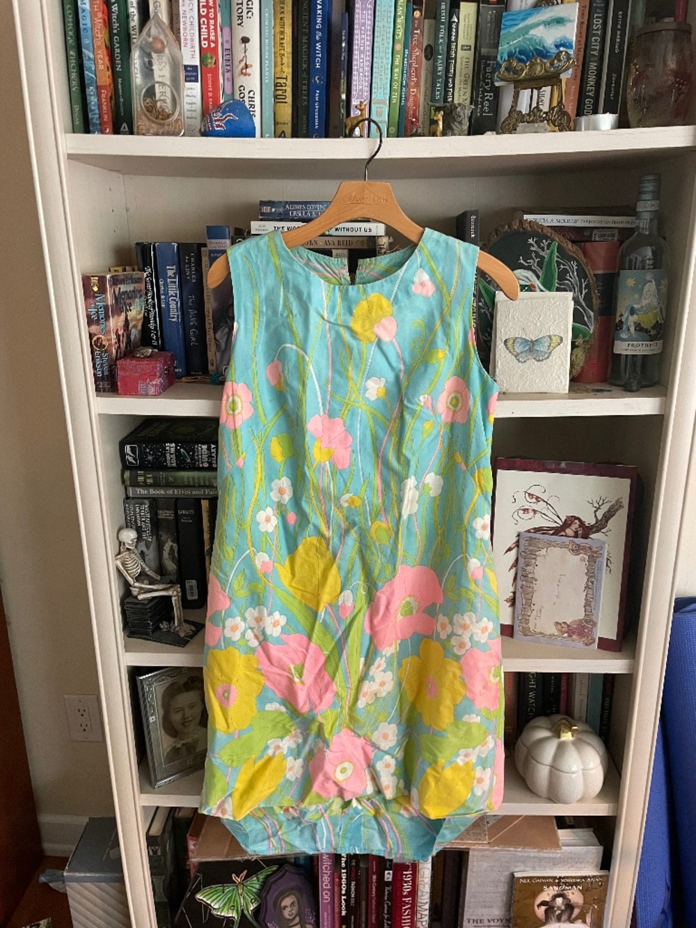Vintage 60s Psychedelic Pastel Mini Dress